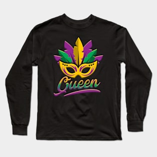 Mardi Gras Queen Long Sleeve T-Shirt